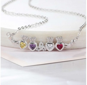 Personalized Birthstone Necklace JEWJONE101904